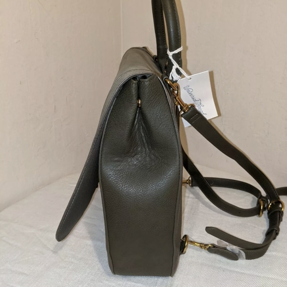 Vegan Leather Suede Stain Resistant Backpack Laptop Shoulderbag Sling Bag main image 8